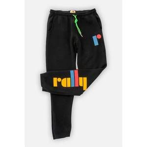 NEW RALLY CLUB unisex royal sweatpants in black